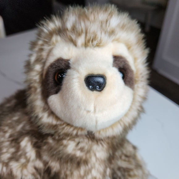 NWT Douglas Simona Sloth Plush Brown 13 Inch  Stuffed Animal Toy - Picture 2 of 7